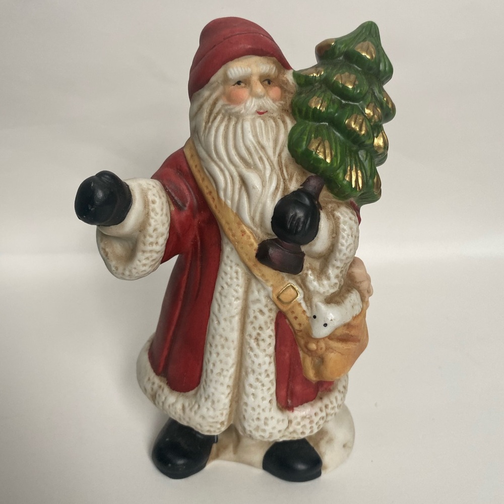 Vintage ceramic Santa Clause figurine
